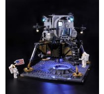 Briksmax LED apgaismojuma komplekts Lego Creator NASA Apollo 11 Mēness nolaišanās prāmim, kas saderīgs ar Lego 10266 celtniecības bloku modeli - bez Lego komplekta ANEB07WVBFGWNT