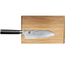 KAI Shun Classic Set-W16 DM-0702 Santoku + griešanas dēļa ozola komplekts