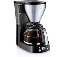 Melitta Easy Top Timer — Filterkaffeemaschine — mit Glaskanne — Timer Funktion — Tropfstopp — 10 Tassen — Schwarz (1010-15)