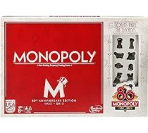 Monopoly Hasbro 80. Jahrestag (Englische Sprache) [Apvienotās Karalistes imports] ANE55B00NQQTWL8T