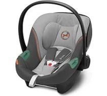 CYBEX Gold Aton S2 i-Size bērnu autokrēsliņš no dzimšanas līdz apm. 24 mēneši Maksimāli 13 kg Iekļauts jaundzimušā ieliktnis SensorSafe saderīgs Lava Grey ANEB0B97YVJ5HT