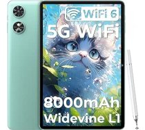 OUKITEL OT6 WiFi planšetdatori — 8000 mAh akumulators 12 GB + 64 GB/1 TB TF Android 13 planšetdators 10,1 collu WiFi 6 planšetdators BT5.0 Widevine L1/Google GMS/Face ID/TÜV acu aizsardzība/3,5 mm ligzda