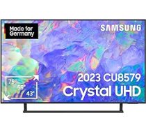 Samsung Crystal CU8579 50 collu televizors (GU50CU8579UXZG, vācu modelis), dinamiska kristāla krāsa, AirSlim dizains, kristāla procesors 4K, viedais televizors [2023] ANEB0CJFRDDNMT