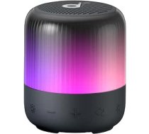 soundcore Glow Mini mobilais skaļrunis, Bluetooth skaļrunis ar 360° skaņu, 12h akumulatora darbības laiks, regulējams EQ un gaismas šovs, IP67 ūdensizturīgs un putekļu necaurlaidīgs, kempingiem, mājas un pludmales ballītēm