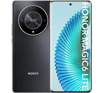 HONOR Magic6 Lite 5G viedtālrunis 8+256GB, 120Hz 6,78 collu AMOLED, 108MP trīskāršā aizmugurējā kamera, Android 13, divas SIM kartes, Google Play, NFC, melns ANEB0CPPCGJVDT