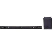 LG SQC2 2.1 Soundbar (300 W) ar bezvadu zemfrekvences skaļruni televizoriem no 43 collu (adaptīvā skaņas vadība, Bluetooth), melna [Modeļa gads 2023] ANEB0BWF9P22YT