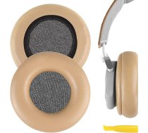 Geekria QuickFit rezerves ausu spilventiņi priekš Bang & Olufsen Beoplay H4, H6, H7, H9, H9i, HX, portāla austiņu ausu spilventiņi, austiņu ausu uzgaļu remonta daļas (haki/bez plastmasas klipša) ANEB0BLHXHMVQT