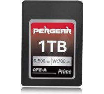 Pergear 1 TB CFexpress A tipa atmiņas karte, līdz 800 MB/s lasīšanas un 700 MB/s rakstīšanas ātrums Sony Alpha Sony FX kamerām, līdz 8K RAW video un fotoattēliem ANEB0BFB1XJR8T