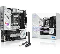 ASUS ROG STRIX B760-G Gaming WiFi D4 mātesplates ligzda Intel LGA 1700 (Intel B760, mATX, DDR4 atmiņa, PCIe 5.0, WiFi 6E, 2x PCIe 4.0 M.2, Aura Sync) Balts ANEB0BP8DSNRLT
