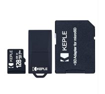 128 GB MicroSD atmiņas karte, 10. klase, saderīga ar Canon EOS 6D, 77D, 100D, 200D, 1100D, 1500D, 1200D, 60D, 1300D, 800D, 750D, 760D, 40D, 40D, 800s laikmets | Micro SD 128 GB ANEB07X3D12SQT