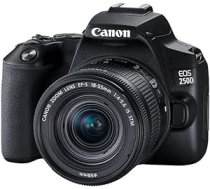 Canon EOS 250D korpuss — melns + EF-S 18-55 mm f4-5.6 IS STM