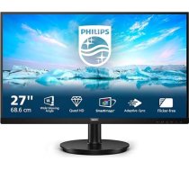 Philips 275V8LA - 27 collu QHD monitors, skaļrunis, FreeSync (2560 x 1440, 75 Hz, DisplayPort, HDMI), melns