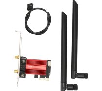 Vikye PCIe WiFi karte galddatoram, Bluetooth 4.0, 2.4GHz 300Mbps 5GHz 867Mbps divjoslu bezvadu adapteris, atbalsta Windows 11, 10, 8, 7 (7260AC Pro)