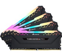 Corsair Vengeance RGB PRO 64GB (4 x 16GB) DDR4 3600 (PC4-28800) C18 galddatora atmiņa Black