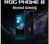 ASUS ROG Phone 8, ES oficiālais, Phantom Black, 12 GB RAM 256 GB atmiņa, Snapdragon 8 Gen 3, 6,78 collu AMOLED 165 Hz, 50 MP Gimbal kamera