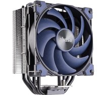 Akasa Alucia H4 CPU dzesētājs ar 120 mm PWM ventilatoru, 4 vara siltumcaurules, 185 W TDP ar termopastu, Intel LGA 2066, 2011, 1151, 1155, 1150, 1200, AMD AM4 AM5 Ryzen, AK-CC4017EP01