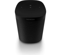 Sonos One Smart Speaker - inteliģentais WLAN skaļrunis ar Alexa balss vadību un AirPlay - Multiroom skaļrunis neierobežotai mūzikas straumēšanai Melns