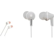 JBL Tune 110 In-Ear austiņas un Panasonic RP-HJE125E-W In-Ear austiņas - trīs pāri, 10-24 000 Hz, 1,1 m kabelis, balts