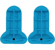 Ledus kubiņu paplātes Šokolādes veidnes Silikona veidne BPA-Free Ledus kubiņu 3D cepšanas veidne ar vāku Ledus kubiņu paplāte Funny Candy Mould Elastīga ledus kubiņu paplāte kokteiļu šokolādei zila