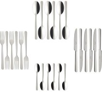 Villeroy & Boch - Louis Tafelbesteck 24 Teilig Für 6 Personen, Spülmaschinenfest, Rostfrei, Besteck Set, Essbesteck Set, Besteckset, Cutlery Set, Messer, Gabel, Löffel, Edelstahl