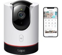 Tapo TP-Link C225 360° WiFi novērošanas kamera, 2K izšķirtspēja, fiziskā privātuma režīms, zvaigžņu gaismas sensors, inteliģentā AI noteikšana un paziņošana, saderīga ar Alexa un Google Assistant