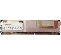 V7 V753004GBF Servera DDR2 DIMM zibspuldze 4GB (667MHZ, CL5, PC2-5300, 240pin, 1.8 Volt, pilnībā buferēta)