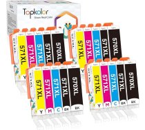 Topkolor 570XL 571XL saderīgas kasetnes priekš Canon PGI-570 XL CLI-571 XL Multipack kasetnes priekš Pixma MG5750 TS5050 MG5700 MG5751 MG5753 MG6800 MG6850 MG6851 TS5051 TS5053