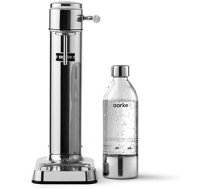 Aarke Carbonator 3 ūdens karbonators, nerūsējošā tērauda korpuss, sodas ūdens karbonators, ieskaitot BPA nesaturošu PET pudeli, savietojams ar 60 l / 425 g Sodastream cilindriem