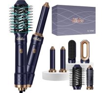 Matu stila komplekts 6 in 1, UKLISS Air Styler ar 1000 W matu žāvētāju, automašīnas gaisa matu žāvētāja suku, apaļas sukas matu žāvētājs, siltā gaisa suku, iztaisnošanas suku, cirtas sukas, dāvanu komplekts sievietēm žāvēšanai,