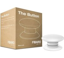 FIBARO The Button White / Z-Wave Plus Drahtlose Tragbare Schalt-Knopf, Weiß, FGPB-101-1