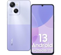 OSCAL Modern 8 viedtālrunis bez līguma, 16 GB RAM + 256 GB ROM/TF 1TB, 6,75 collu HD+ IPS 90Hz 6000 mAh 50 MP + 5 MP kamera Octa-Core Android mobilais tālrunis, sejas + pirkstu nospiedumi, 4G Dual SIM karte