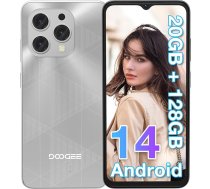 DOOGEE N55 Plus (20GB + 128GB) viedtālrunis bez līguma Android 14 6,56 collu HD+ IPS Octa Core Hndy bez līguma, 5150 mAh, 13MP + 8MP, Dual SIM 4G mobilais tālrunis Cheap 5G WiFi Simlock-free