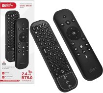 GREVA tālvadības pults ar tastatūras un peles funkciju, bezvadu Bluetooth tālvadības pults TV aizstājējs, IR tālvadības pults universāla ar IR mācīšanās funkciju Android Smart TV Box, projektoram, HTPC