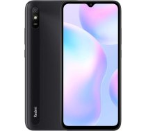 Xiaomi Redmi 9A viedtālrunis, 2GB RAM, 32GB ROM, 6,53 collu HD+ MTK Helio G25 Octa-Core procesors, Dual SIM + Micro SD, 13 MP kamera, AI Face Unlock globālā versija (Grey)