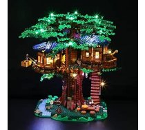 LIGHTAILING LED gaisma Lego mājai kokā 21318, apgaismojuma komplekts saderīgs ar Lego modeli: tālvadības pults versija (Lego celtniecības bloku modelis nav iekļauts) ANEB0BYCJB7QRT
