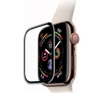 Fusion Nano 9H aizsargstikls pilnam ekrānam Apple Watch 4 / 5 40 mm melns