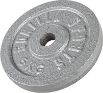 Gorilla Sports® viena svara šķīvji/svara plākšņu komplekts, čuguns, 1,25–30 kg Svari ar 30/31 mm caurumu sudraba/melnā/zeltā krāsā