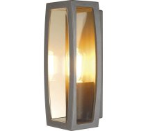 SLV Meridian Box sienas lampa efektīvam sienu un mājas ieejas ārējam apgaismojumam, LED prožektors, sienas gaisma, āra gaisma, ceļa gaisma, E27, IP54