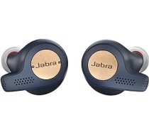Jabra Elite Active 65t True Wireless Bluetooth sporta austiņas (mūzika un tālruņa zvani, akumulatora darbības laiks līdz 15 stundām ar uzlādes korpusu, balss vadība Alexa, Siri, Google Assistant) vara zilā krāsā ANE55B07BHY7M8PT