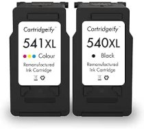 Cartridgeify PG-540XL CL-541XL printeru kasetnes, kas ir saderīgas ar Canon PG-540 XL CL-541 XL kasetnēm, kas paredzētas PIXMA MG2250 MG3250 MG3550 MG3650 MG4250 MG3650 MG4250 MX375 MX55MX25MX5MX25MX25MX395 535 ANEB07VK21PLLT