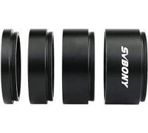 Svbony pagarinājuma caurules adapteris 2 collas, T2 metāla telekonvertors fokusa garuma palielināšanai, teleskopisko piederumu fotoadapteris astronomijai un astrofotogrāfijai (M48 60 mm)