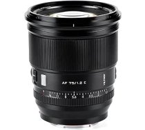 VILTROX PRO 75 mm F1.2 f/1.2 APS-C autofokuss Sony E-Mount kameras objektīvam, piemērots Sony A7 A6100 A6300 A6400 A6100 A6600 A5100 A7R A7C A7II A9 Sony E Mount kameru objektīvam