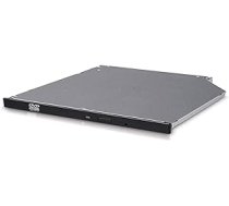 Hitachi -LG GUD1N iekšējais DVD diskdzinis, plāns 9,5 mm DVD atskaņotājs/rakstītājs klēpjdatoram/galddatoram, saderīgs ar operētājsistēmu Windows 10, 8x lasīšanas/rakstīšanas ātrums - melns ANE55B08ZXRRKGZT