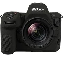Z8 kameras futrālis, ērts pārsegu uzlabots kameras futrālis Nikon Z8 kamerai, mīksts silikona futrālis ar pogu uzrakstiem, viegls ķermeņa ādas somas vāks, melns ANEB0CH9GR1PVT