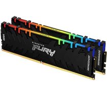 Kingston Fury Renegade RGB 16GB (2x8GB) 3200MHz DDR4 CL16 galddatora atmiņas komplekts ar 2 KF432C16RBAK2/16