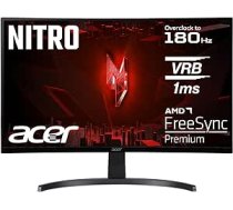 Acer Nitro ED273 S3 spēļu monitors 27 collas (69 cm ekrāns) Full HD, 165 Hz (180 Hz OC), 1 ms (VRB), 1x HDMI 2.0, 1x HDMI 1.4, 1xDP 1.2, AMD FreeSync Premium, melns ANEB0CCY6CQ21T