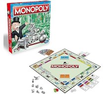 Hasbro Gaming C1009100 Monopoly "Classic" galda spēle pieaugušajiem un bērniem, ģimenes spēle, klasiska galda spēle 2 - 6 spēlētājiem no 8 gadiem (vācu valodas versija)