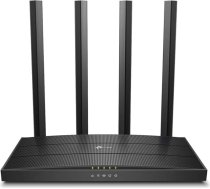 TP-Link AC1200 bezvadu divjoslu divu joslu gigabitu Wi-Fi maršrutētājs, Wi-Fi ātrums līdz 867 Mb/s/5 GHz + 300 Mb/s/2,4 GHz, 4+1 gigabitu pieslēgvietas, divkodolu procesors, vecāku kontrole, vienkārša iestatīšana (Archer C6)