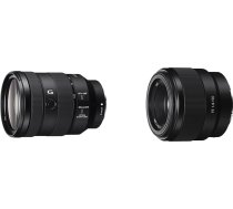 Sony FE 24-105mm f/4G OSS | Pilna kadra, standarta tālummaiņas objektīvs (SEL24105G) un standarta objektīvs SEL-50F18F