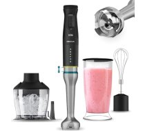 Cecotec Handmixer Katana 15 TotalDestroy Chop B. 1500 W, Doppelklingen, 21 Geschwindigkeiten und Turbo, 4 Klingen mit Schwarzem Titan, Extralanger Griff, Zubehör-Set